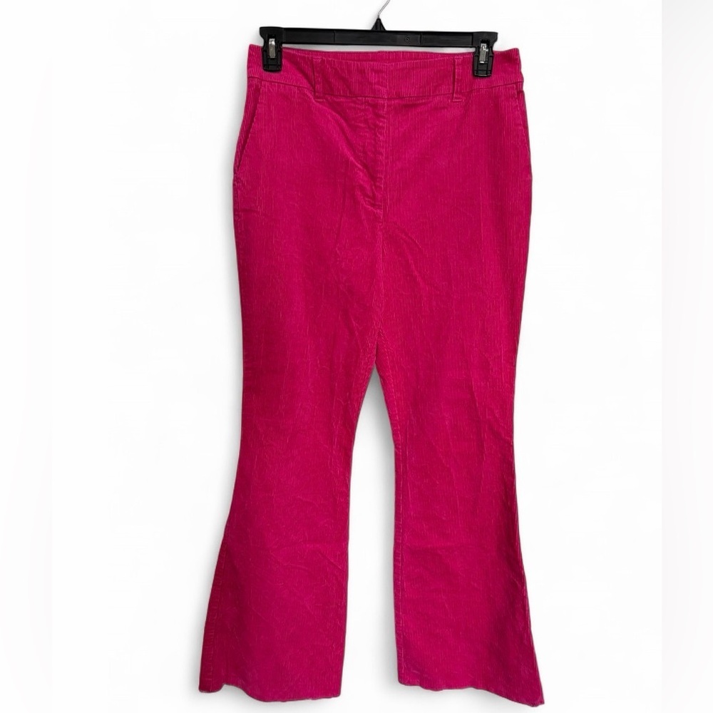 Boden Hot Pink Corduroy Flare Pants 10L read notes